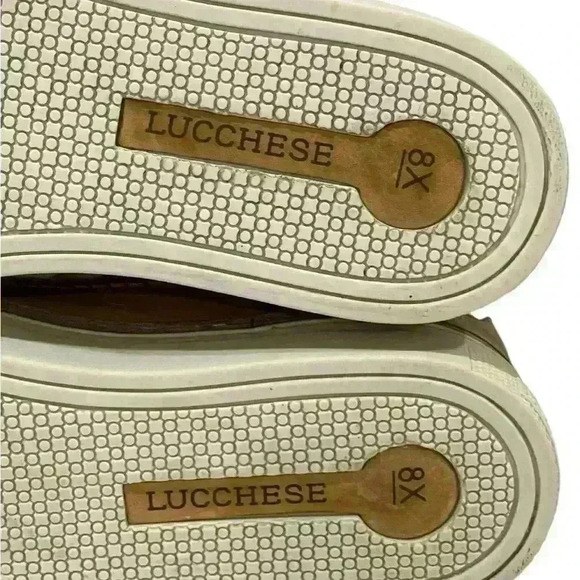 Lucchese Bootmaker Women’s Brown Tan Leather After the Ride Slip On Loafer 8.5 M - Picture 7 of 11